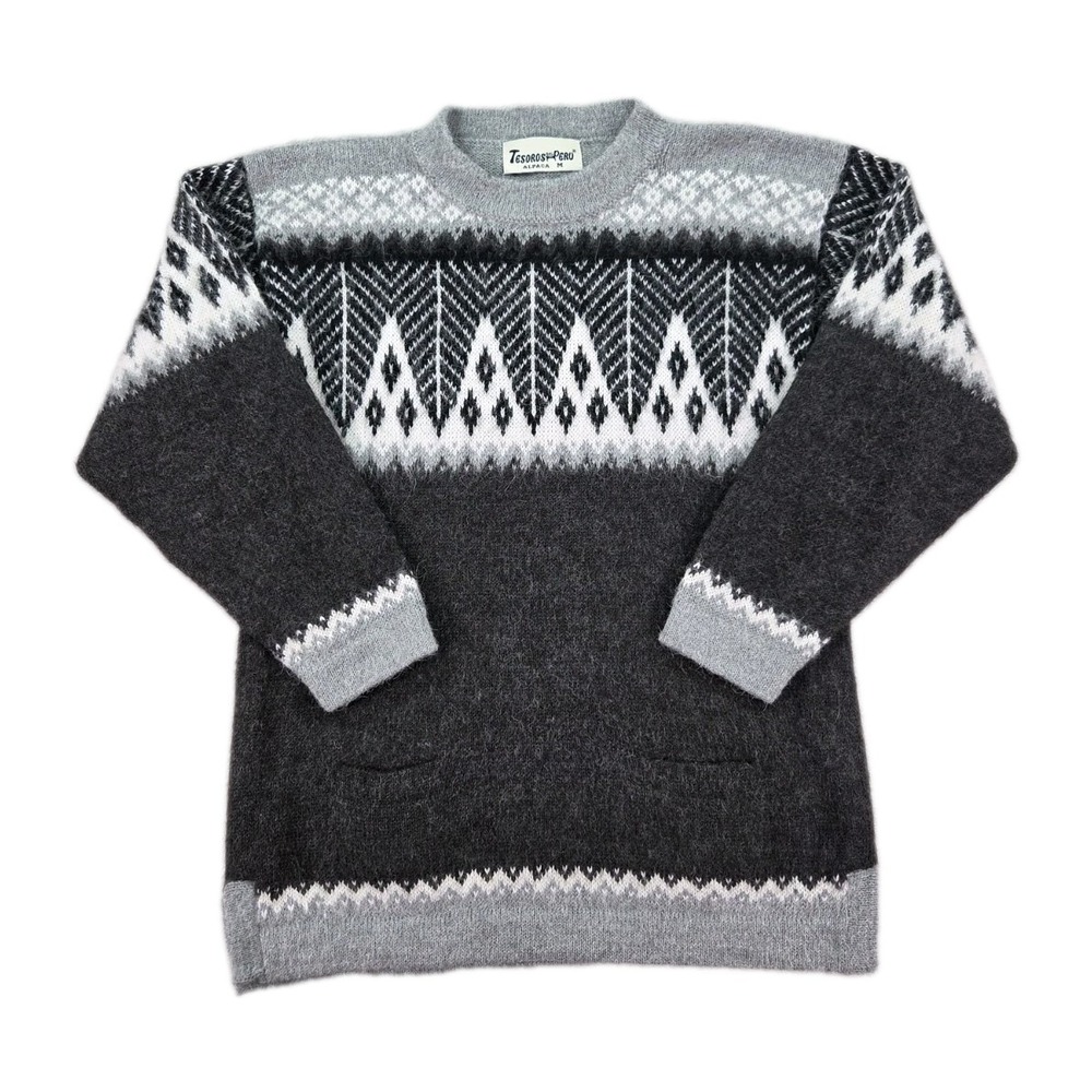 Tesoros Peru Alpaca Wool Sweater Womens Medium